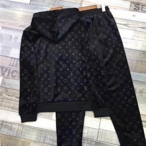 LV black track suit